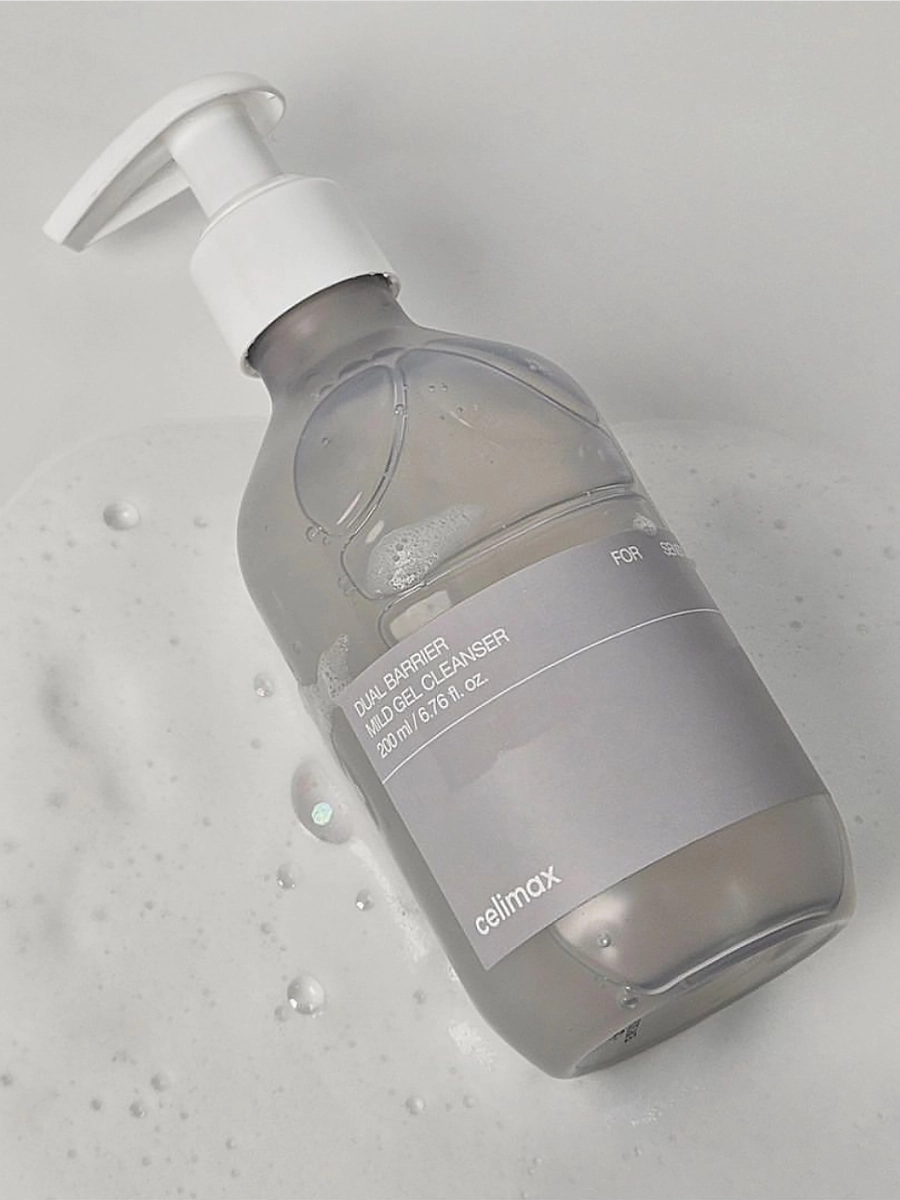 Нежный гель для умывания Celimax Dual Barrier Mild Gel Cleanser 200мл